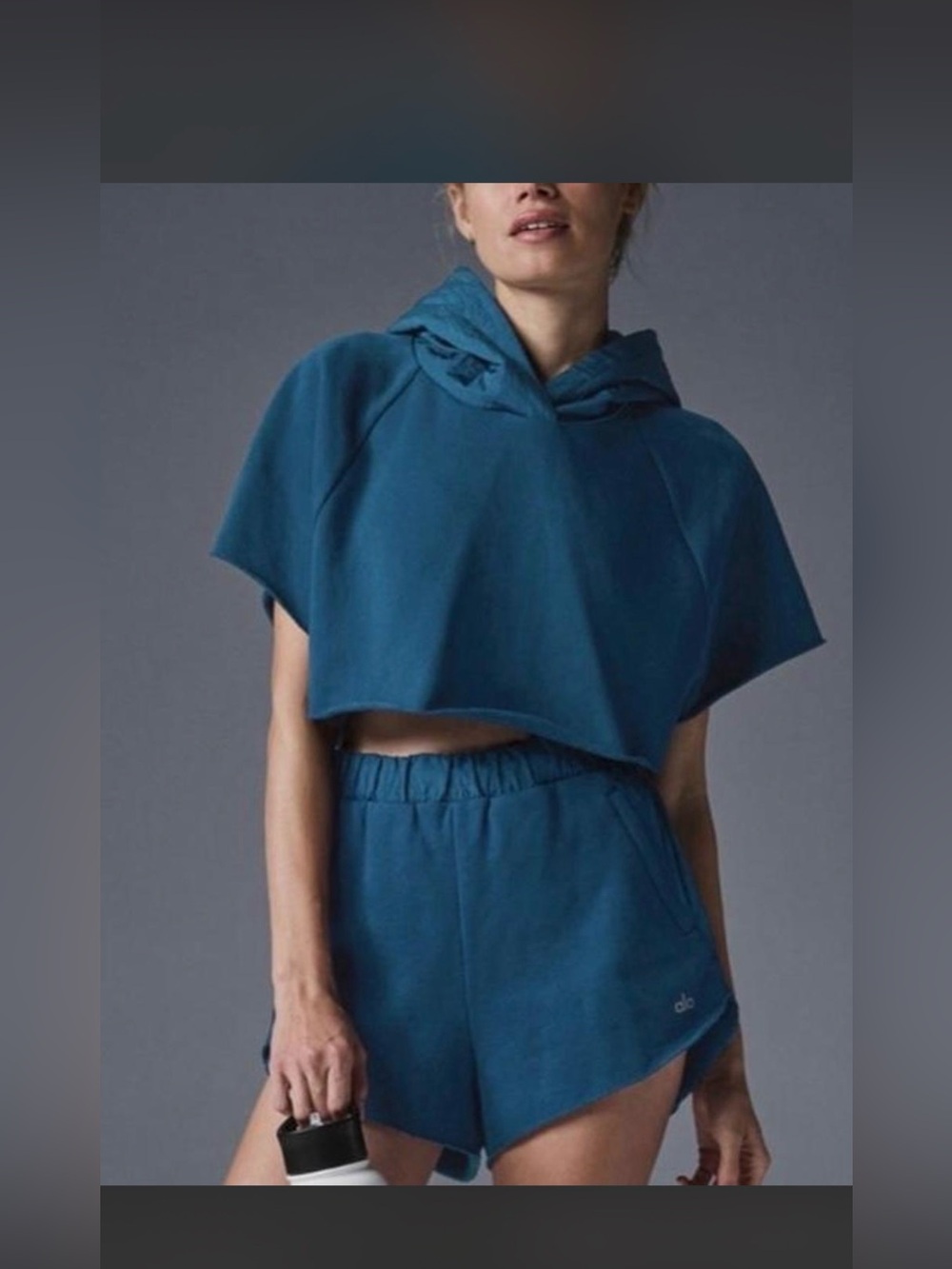 Alo In The Air Set in Eclipse Blue